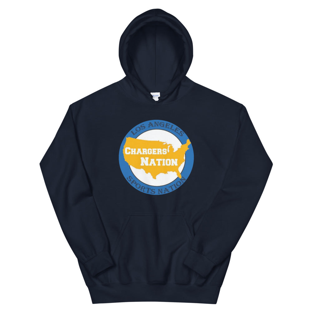 Los Angeles Chargers Team Logo Navy Pullover Hoodie